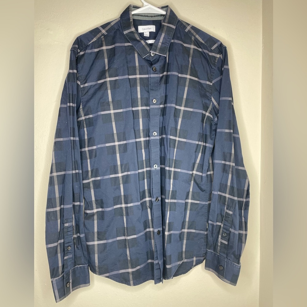 Calvin Klein Blue Dress Shirt